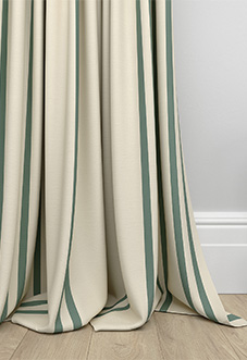 Adelaide, Winnies Stripe Barbing Green - Made to Measure Curtains